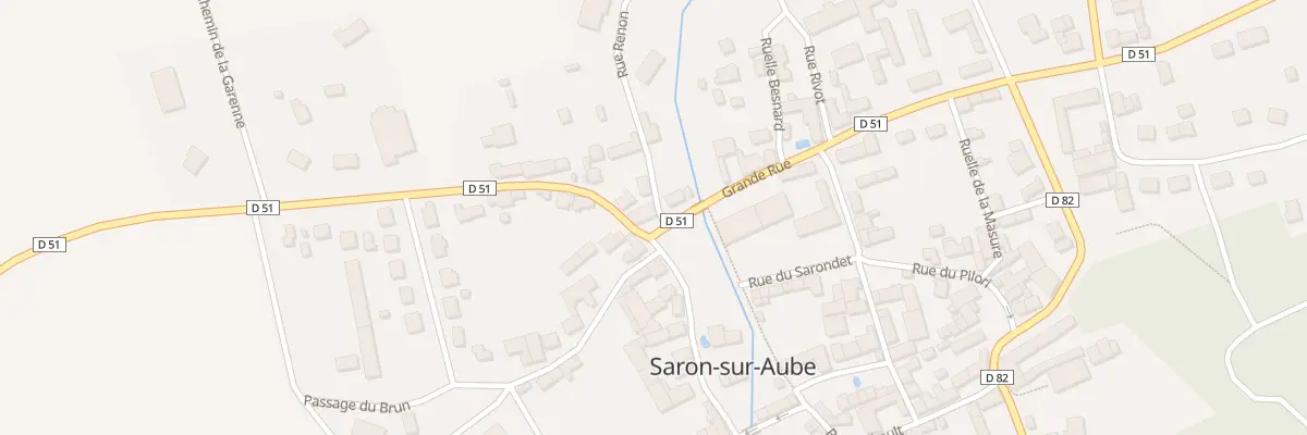 Plan du 2 Rue Renon à Saron-sur-Aube