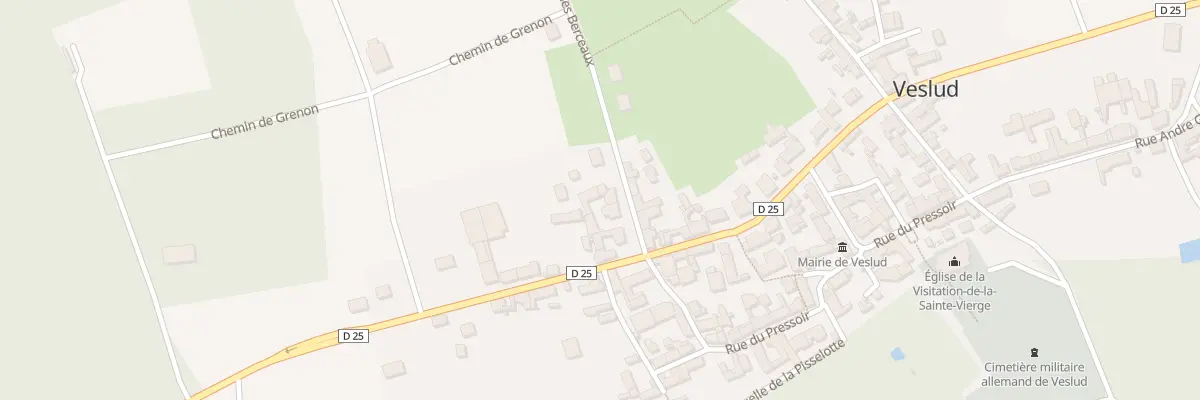 Plan du 6 Rue des Berceaux à Veslud