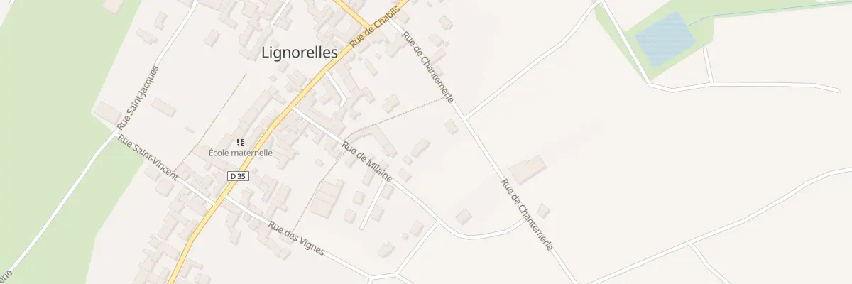 Plan du 7 Rue de Milaine à Lignorelles