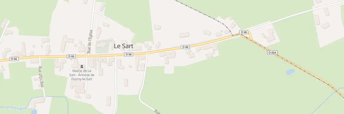 Plan du 42 Grande Rue à Fesmy-le-Sart