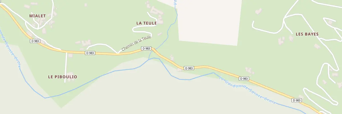 Plan du 5043 Le Tribes à Sainte-Croix-Vallée-Française
