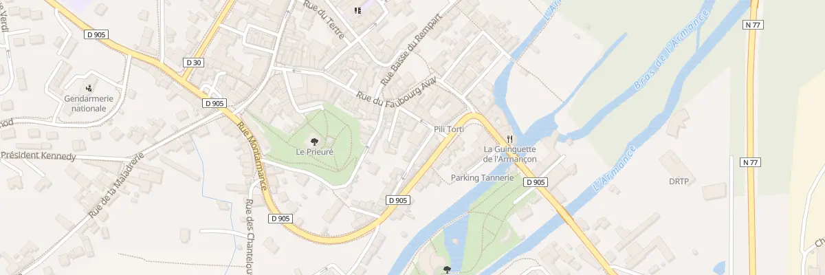 Plan du 4 Rue du Pont aux Larrons à Saint-Florentin