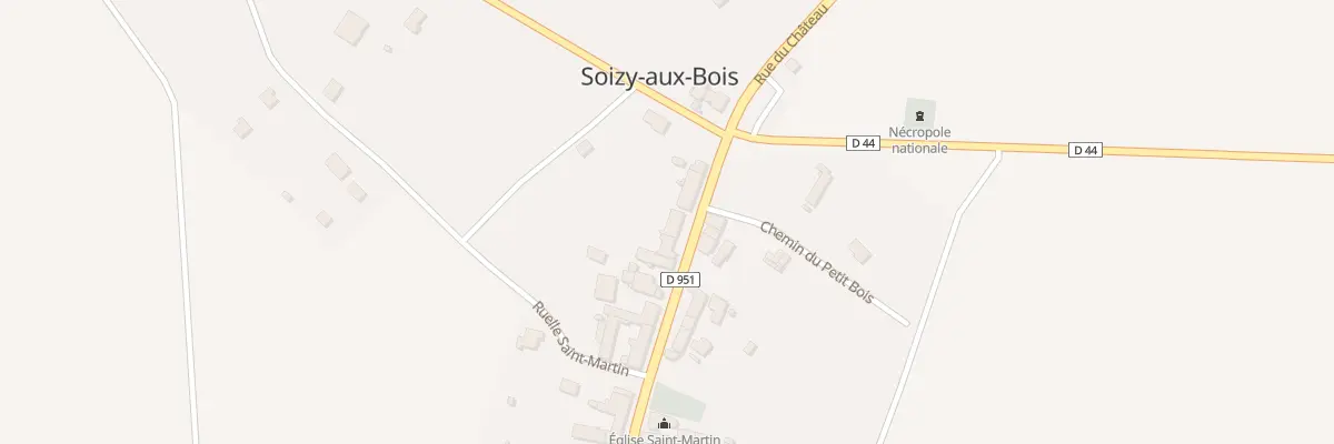 Plan du 6 Rue de Velours à Soizy-aux-Bois