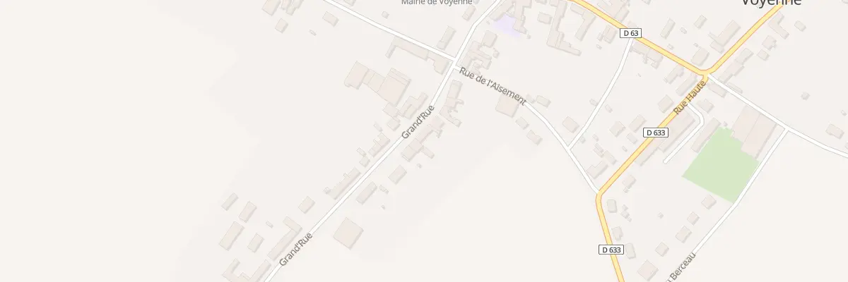 Plan du 21 Grande Rue à Voyenne