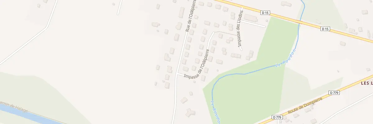 Plan du 14 Rue de l’Odépierre à Diou