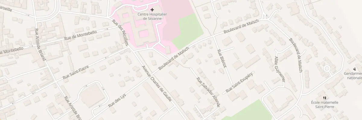 Plan du 26 Rue Salvador Allende à Sézanne