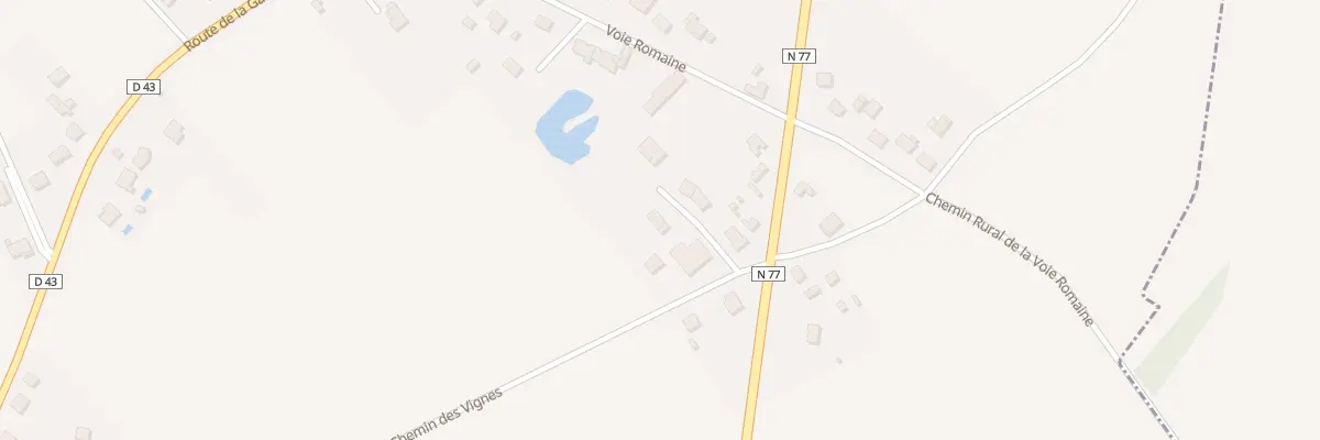 Plan du 5 All Serge Munier à Vergigny
