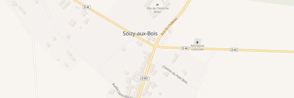 Plan du 2 Rue de Velours à Soizy-aux-Bois