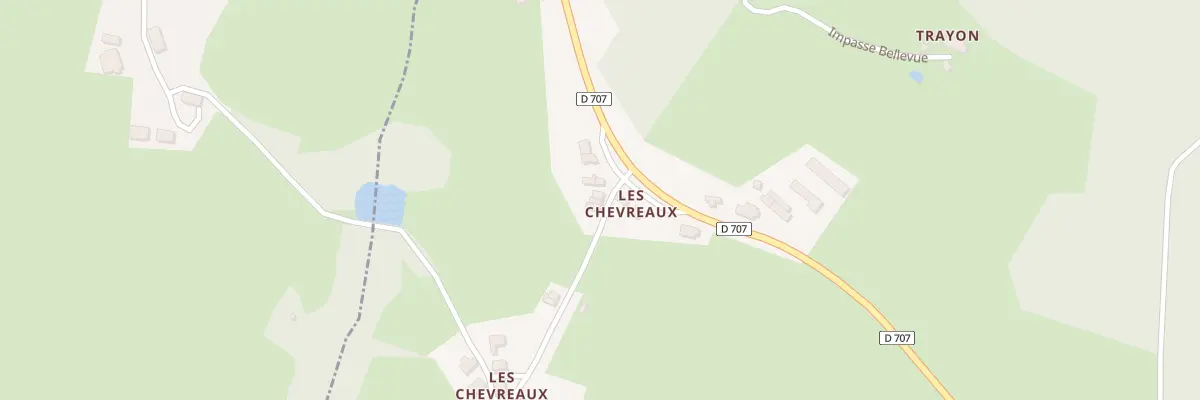 Plan du 8 Imp des Chevreaux à Châtelus