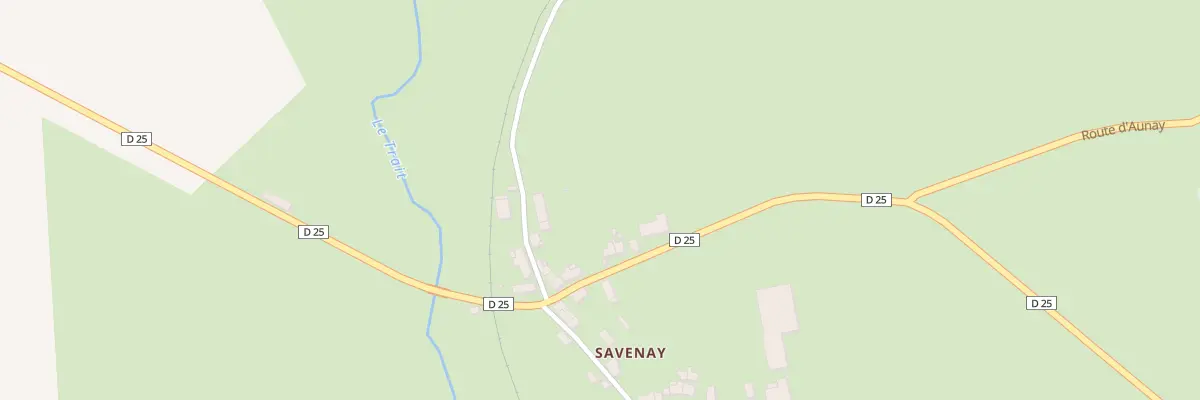 Plan du 2423 Rte de Château-chinon à Aunay-en-Bazois