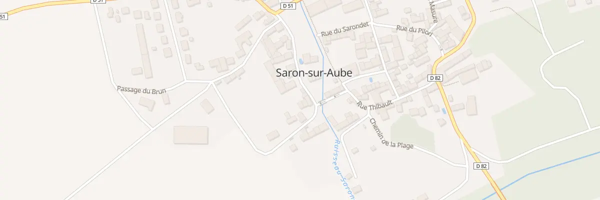 Plan du 1 Rue des Bons Enfants à Saron-sur-Aube