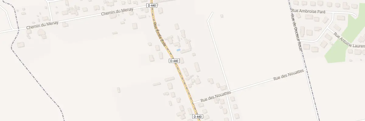Plan du 253 Rue Emile Zola à Pars-lès-Romilly