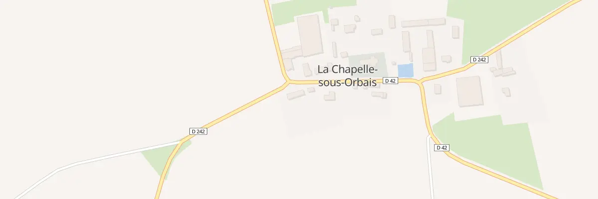 Plan du 1 Rue Principale à La Chapelle-sous-Orbais
