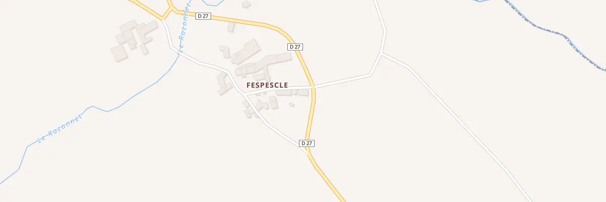 Plan du 5145 Fespescle à Vernassal