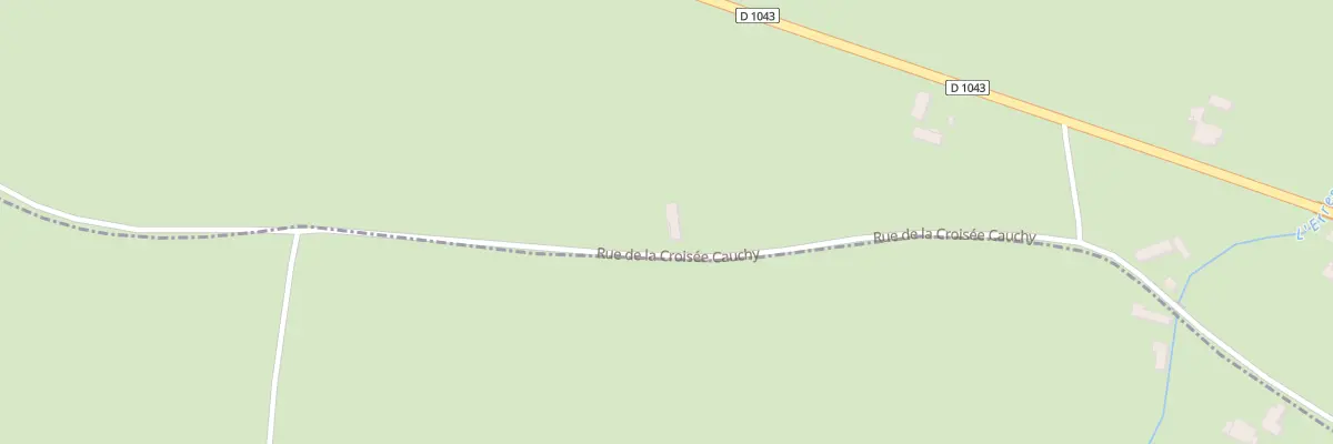 Plan du 2B Rue de la Croisée Cauchy à Bergues-sur-Sambre