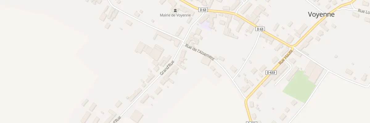 Plan du 15 Gr Grande Rue à Voyenne