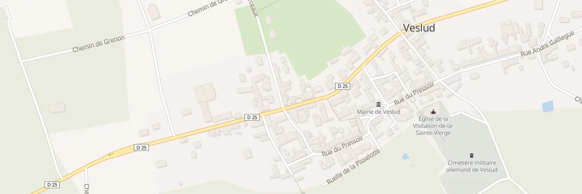 Plan du 13 Rue Arthur Houde à Veslud
