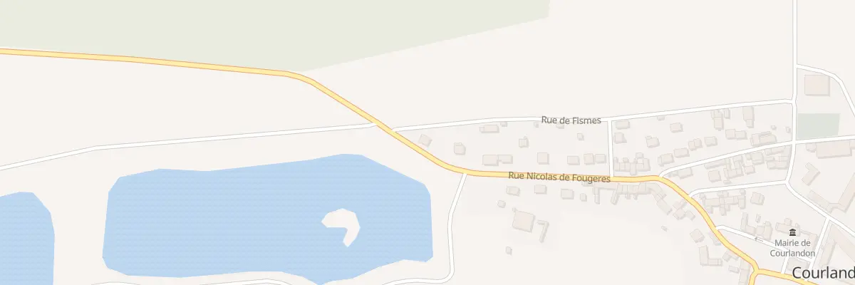 Plan du 39 Rue de Fismes à Courlandon