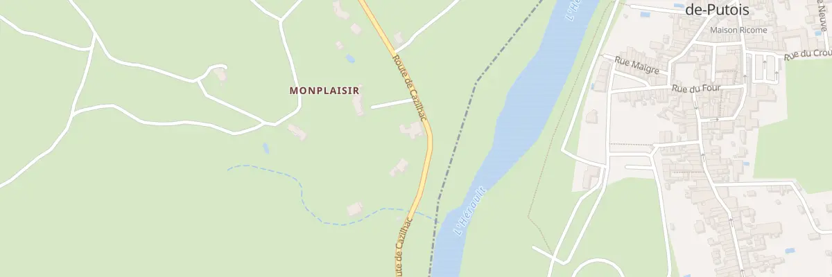 Plan du 5024 Les Rouquettes à Agonès