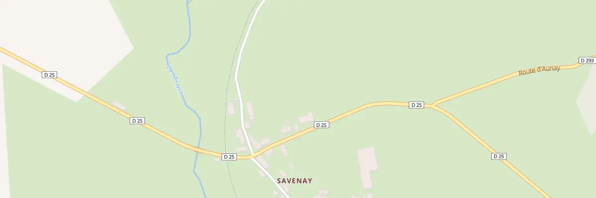 Plan du 194 Savenay à Aunay-en-Bazois