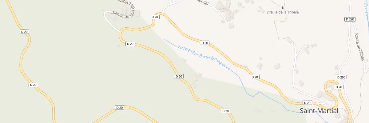 Plan du 5161 Les Moulous à Saint-Martial