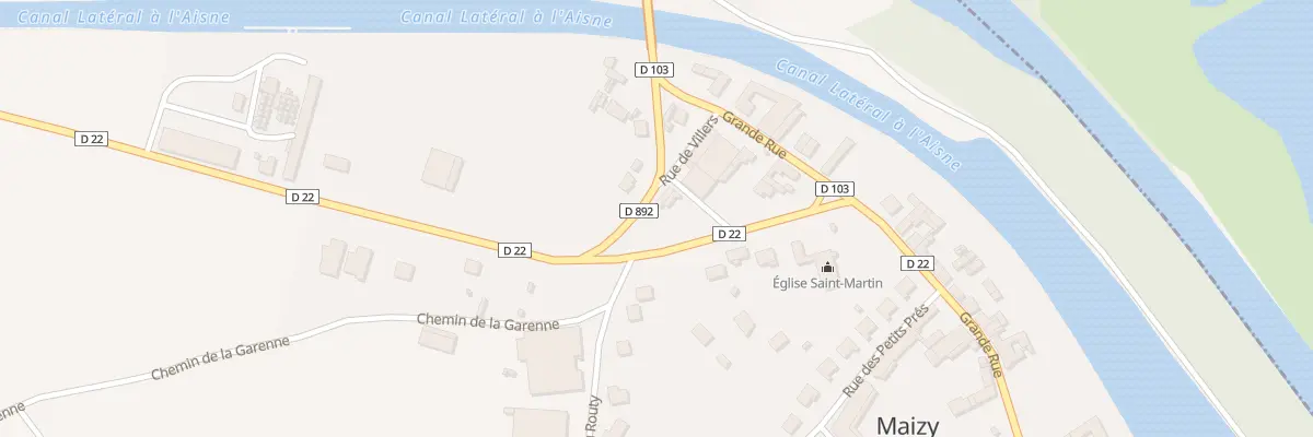 Plan du 2 Rue de l’Aisne à Maizy