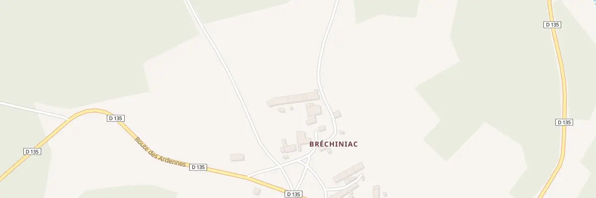 Plan du 5223 Brechignac à Monlet