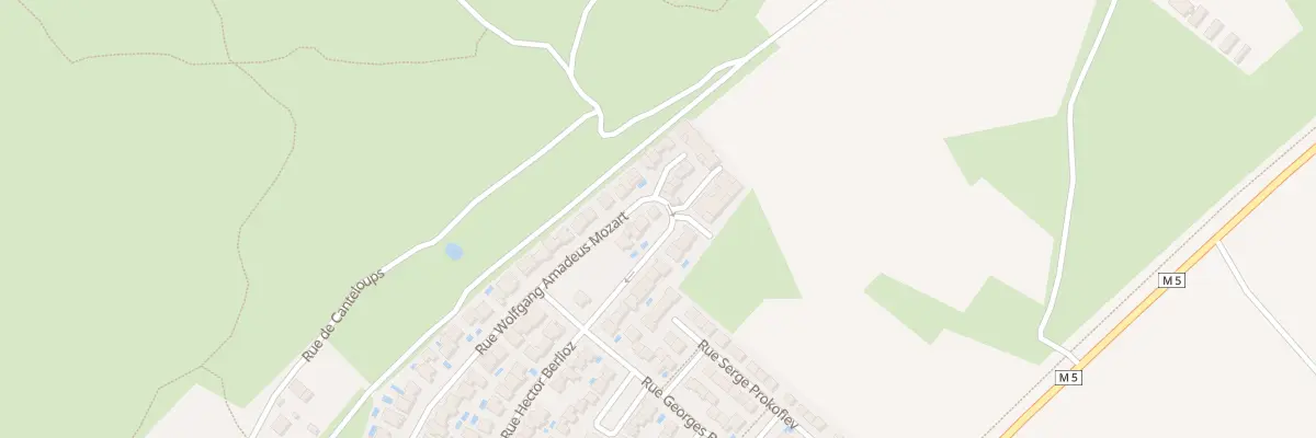 Plan du 9999 Rue Wolfgang Amadeus Mozart à Cournonterral