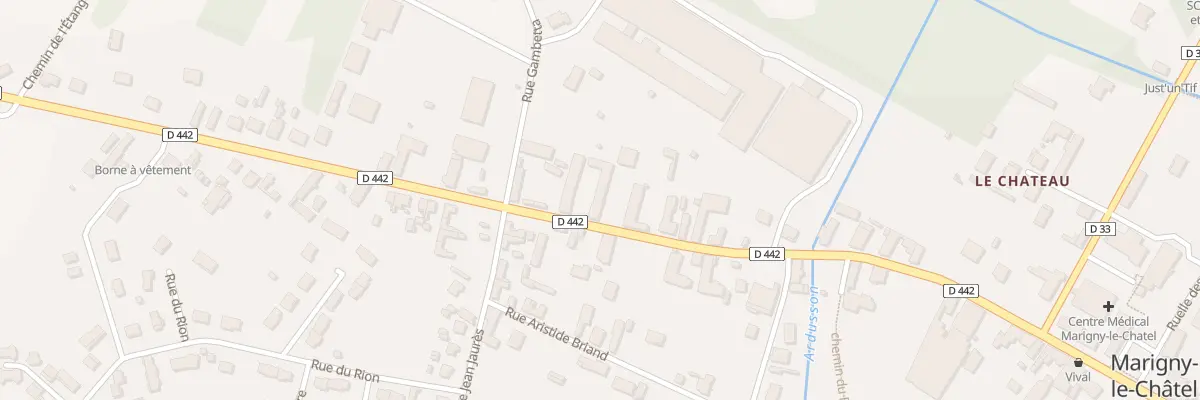 Plan du 22B Rue Georges Clemenceau à Marigny-le-Châtel