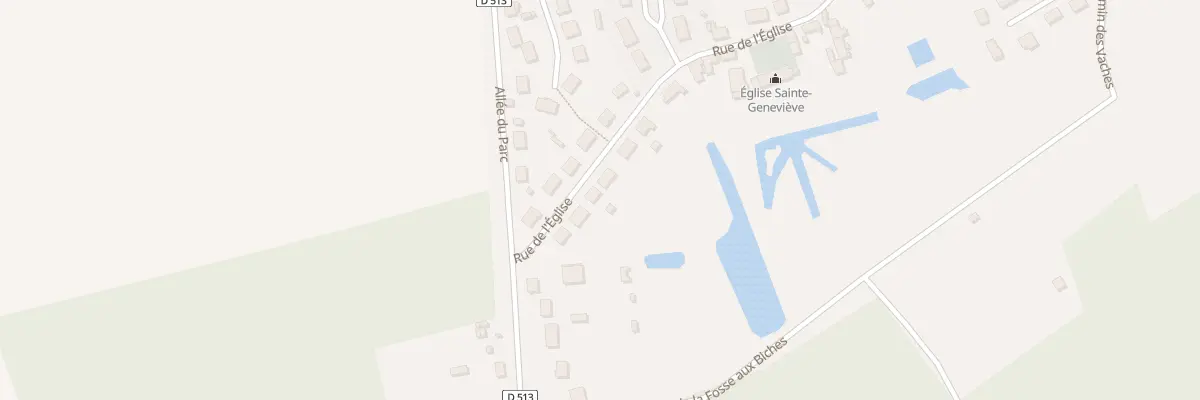 Plan du 9002 Rue de l’Eglise à Samoussy