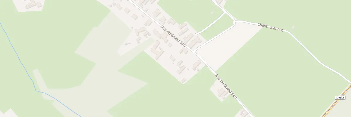 Plan du 1173 Rue du Grand Sart à Gommegnies