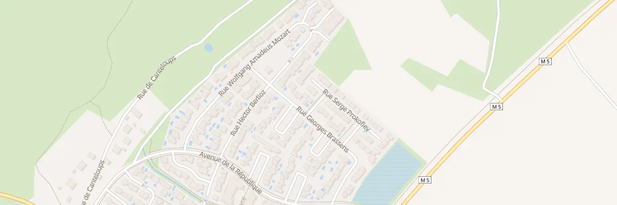 Plan du 215 Rue Georges Brassens à Cournonterral