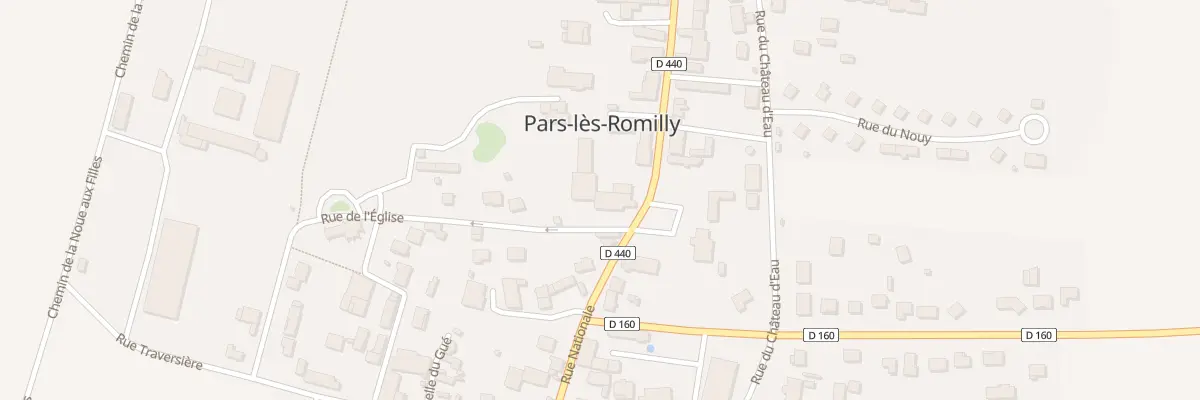 Plan du 4 Rue de l’Eglise à Pars-lès-Romilly