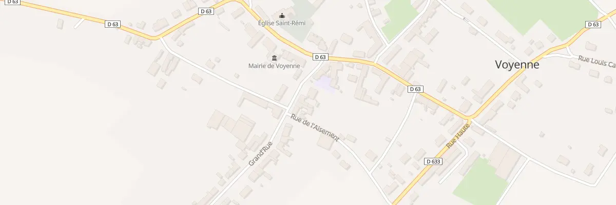 Plan du 7 Gr Grande Rue à Voyenne