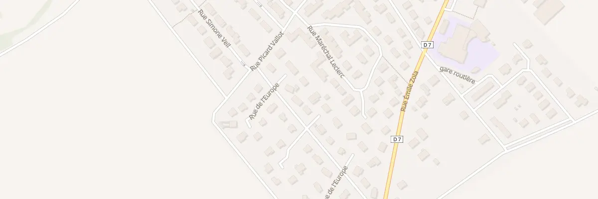 Plan du 11 Rue de l’Europe à Marigny-le-Châtel