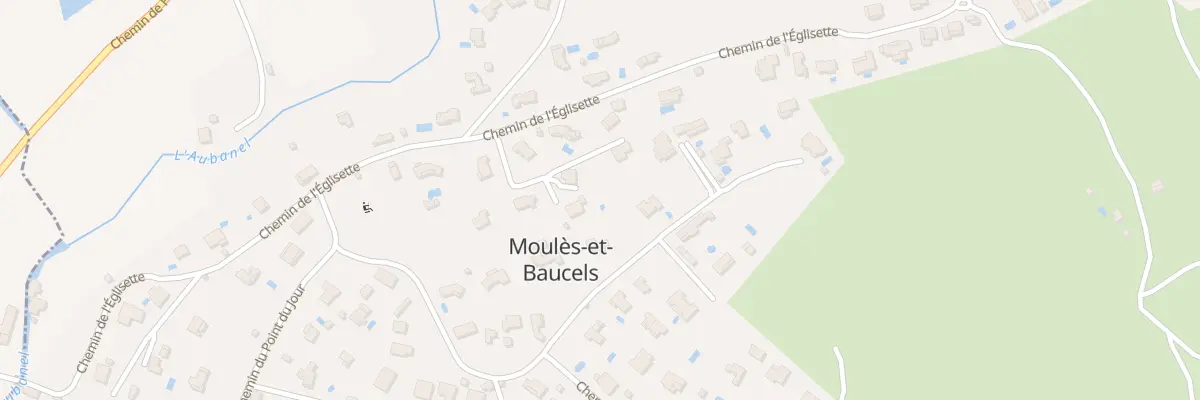 Plan du 6 Che des Capitelles à Moulès-et-Baucels