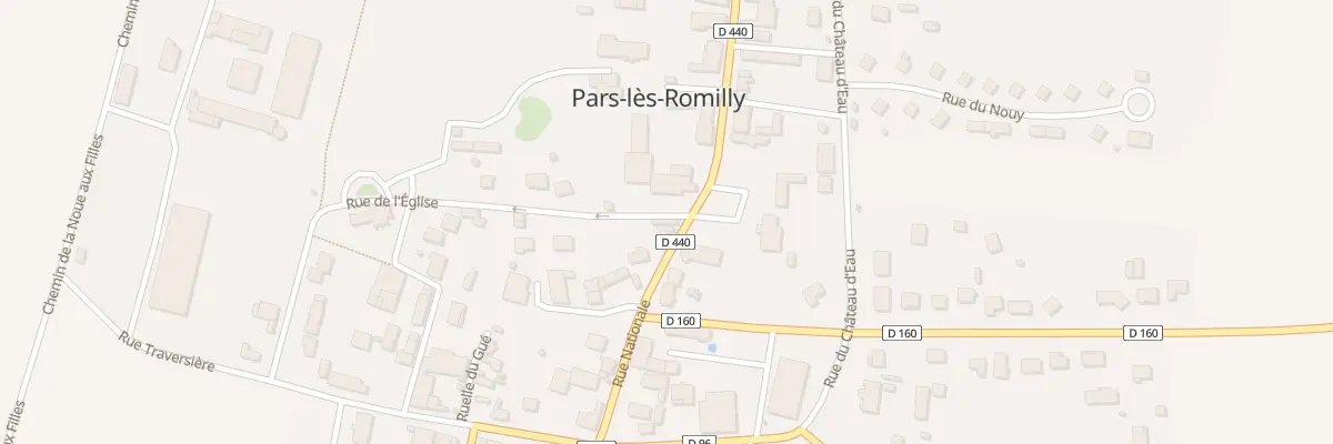 Plan du 86 Rue Nationale à Pars-lès-Romilly