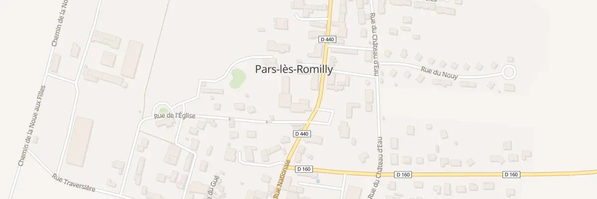Plan du 84 Rue Nationale à Pars-lès-Romilly