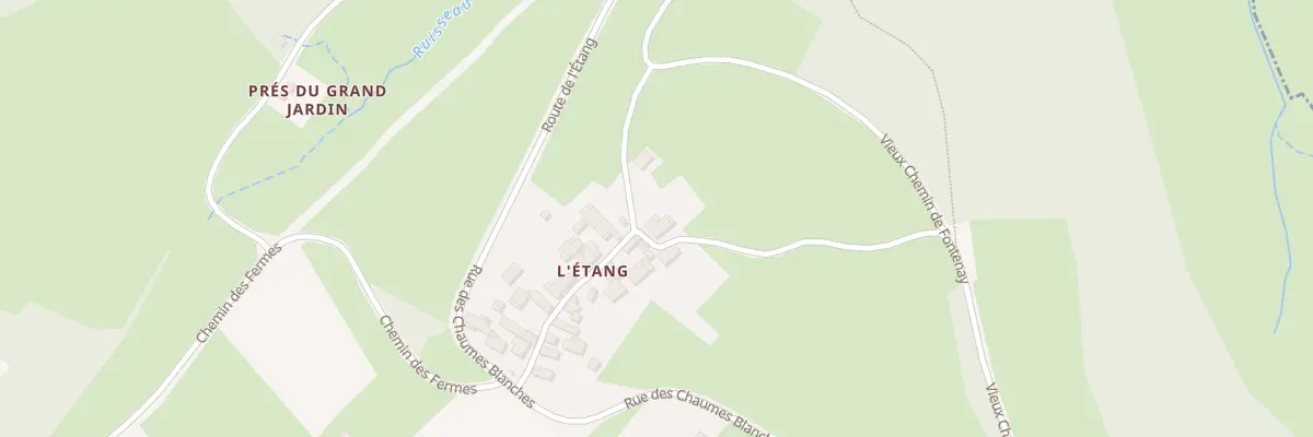 Plan du 249 Hameau de l’Étang à Vézelay