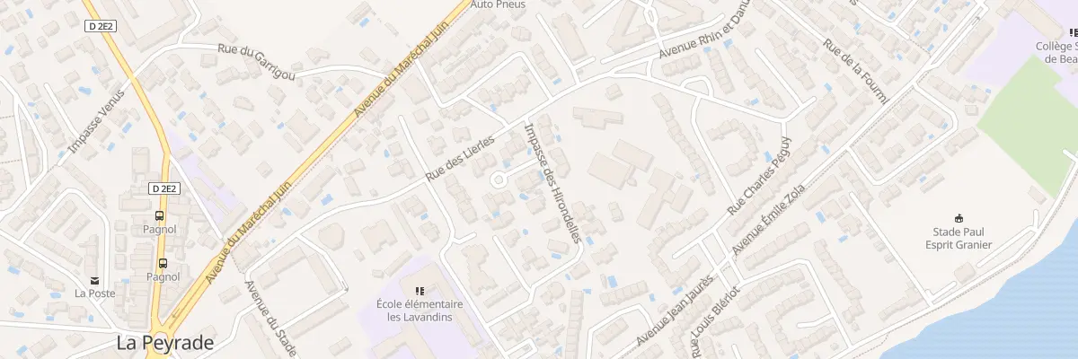 Plan du 1 Imp des Arondes à Frontignan