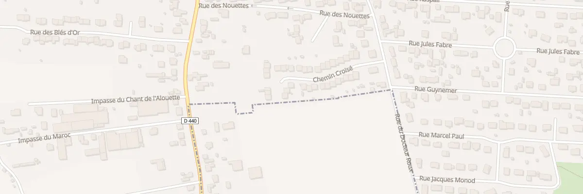 Plan du 25 Rue Le Chemin Croise à Romilly-sur-Seine