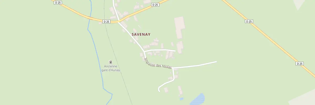 Plan du 170 Imp de Savenay à Aunay-en-Bazois
