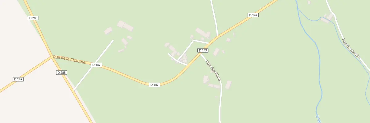Plan du 6 Rue de la Chaume à Cervon