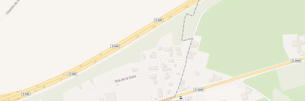 Plan du 11 Rue de la Gare à Saint-Waast