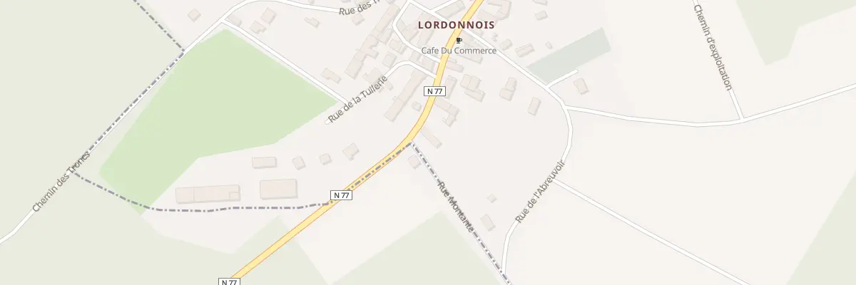 Plan du 1 Rte Nationale à Ligny-le-Châtel
