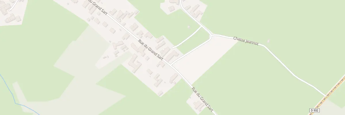 Plan du 1340 Rue du Grand Sart à Gommegnies