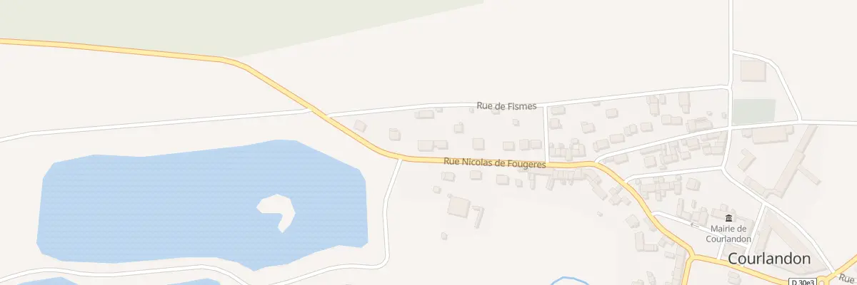 Plan du 26 Rue Nicolas de Fougeres à Courlandon