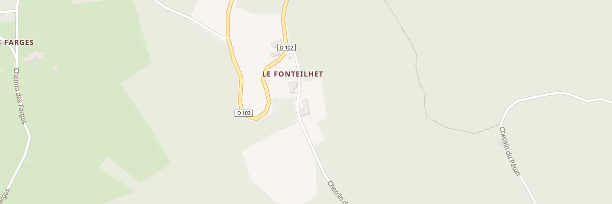 Plan du 5126 Fonteillet Est au Brugeron