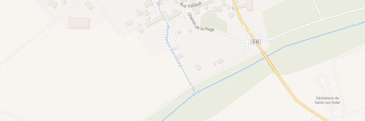 Plan du 10 Rue des Clos à Saron-sur-Aube