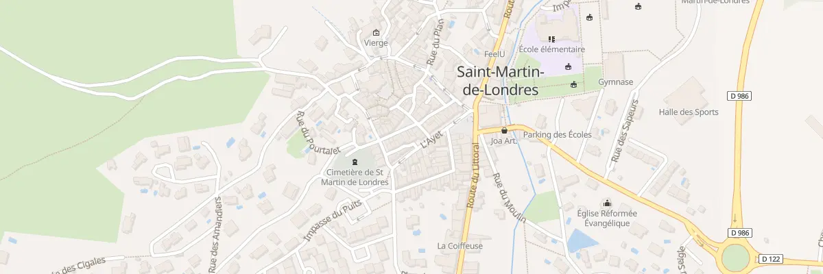 Plan du 1 Rue de l’Ayet à Saint-Martin-de-Londres